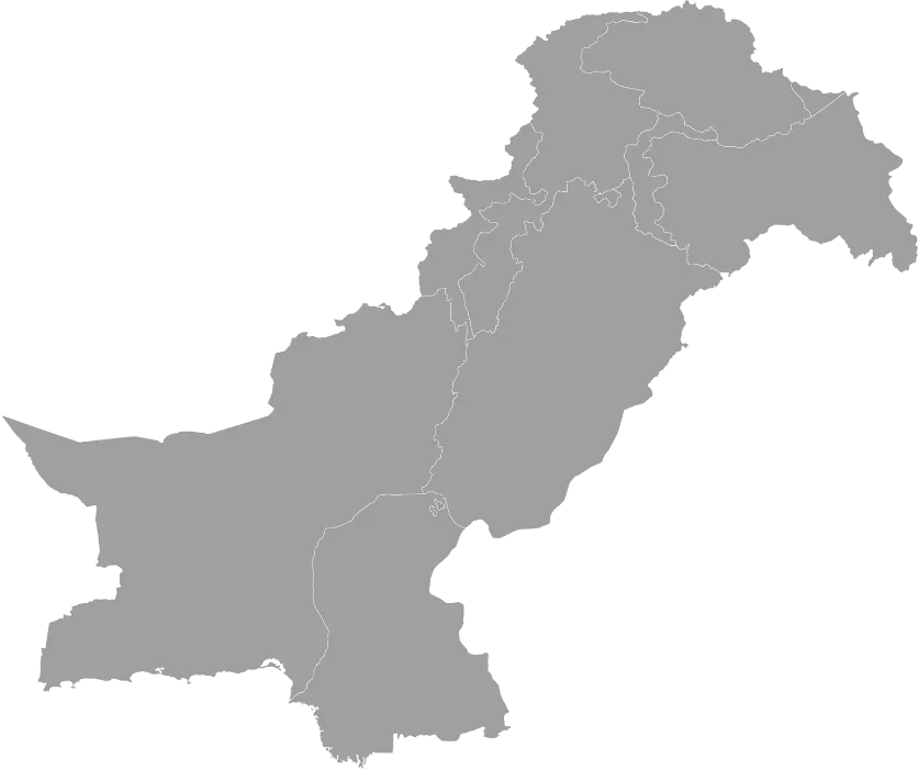 Pakistan map showing CareMed Healthcare nationwide coverage